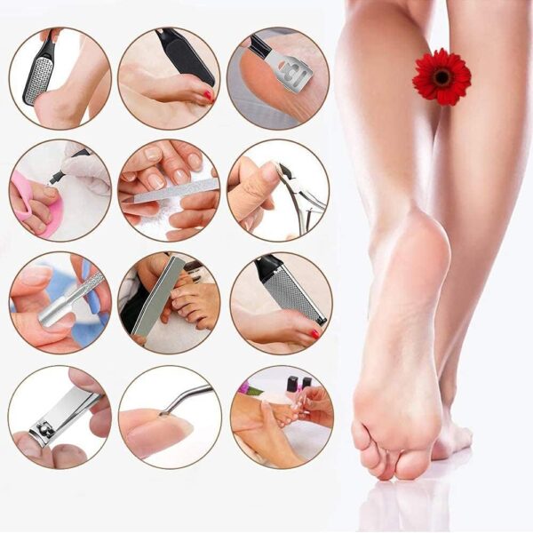 Electric Nail Drill Kit, Electric Nail File, Manicure Kit Beginners with Everything - Image 5