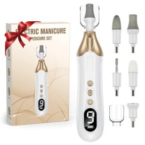 Electric Nail Drill Kit, Electric Nail File, Manicure Kit Beginners with Everything